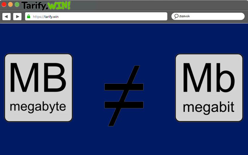 Megabits-y-megabyte