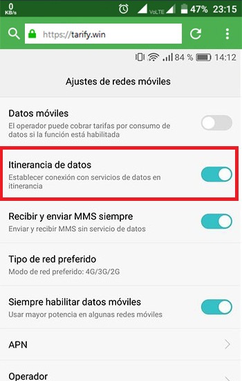 ¿Cómo se activa y desactiva el roaming en los principales operadores?